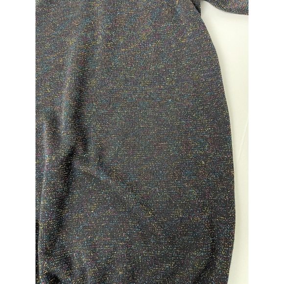 Lane Bryant Womens Black Sparkly Sweater Long Sleeve Size 18/20 Plus Size Top - Picture 5 of 8